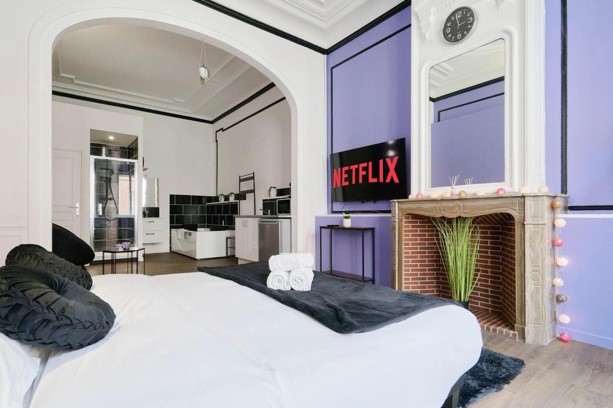 Ng Prestige - Lille L Roubaix Trichon - Balneo - Netflix - Wifi Daire Dış mekan fotoğraf