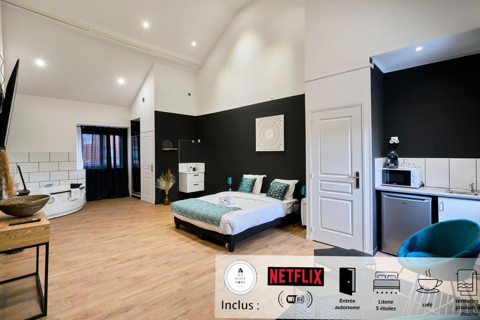 Ng Prestige - Lille L Roubaix Trichon - Balneo - Netflix - Wifi Daire Dış mekan fotoğraf